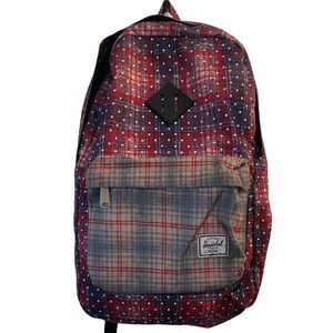 Herschel Supply Plaid & Polkadot Backpack